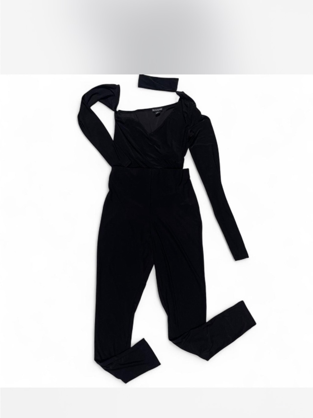 PLT Black Long-Sleeve body suit and leggings